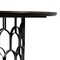 Armen Living Gatsby Oak and Metal Round Dining Table LCGTDIOA - alternate 4